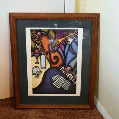 Framed Print - Jazz II by Russell