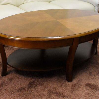 Oval Coffee Table - Dimensions Furniture