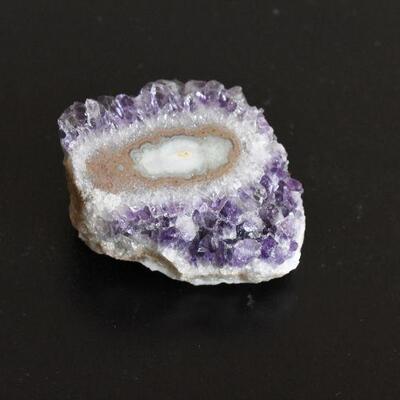 Amethyst Geode Cluster with Polished Edge