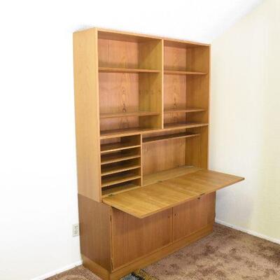 Hundevad Teak - Combination Desk Bookcase