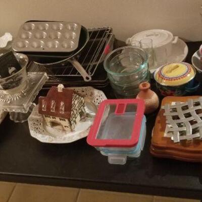 some of the pots and pans, kitchen items