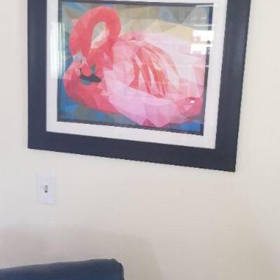 Pink flamingo picture