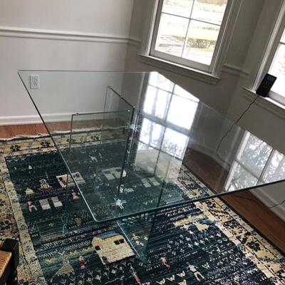 Glass dining table $139
36 X 48 X 29