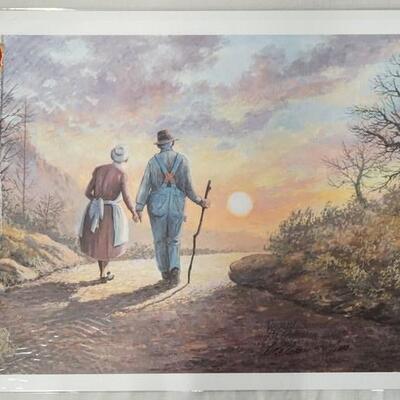 1009	SIGNED LEE ROBERSON LIMITED EDITION PRINT TITLED *TOWARD SUNSET* 2000. NO 540/1000. IMAGE IS APP. 17 1/2 IN X 25 1/2 IN 
