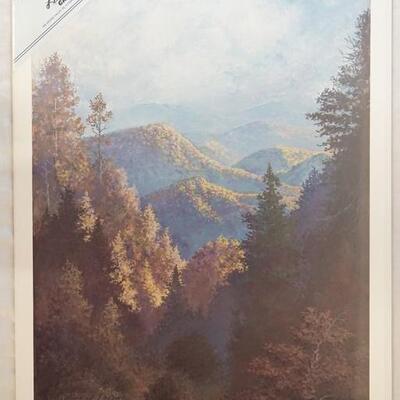 1006	SIGNED LEE ROBERSON LIMITED EDITION PRINT TITLED *WEST OF LECONTE* 1992. NO. 540/1000. IMAGE IS APP. 17 1/2 IN X 25 1/2 IN 
