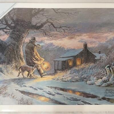 1004	SIGNED LEE ROBERSON LIMITED EDITION PRINT TITLED *NEARLY HOME* 1992. NO. 540/1000. IMAGE IS APP. 17 1/2 IN X 25 1/2 IN 

