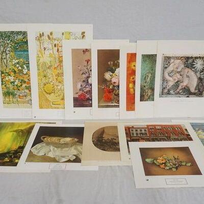 1134	LARGE LOT OF ART PRINTS BY VARIOUS ARTISTS INCLUDING FRANS VAN LAMSWEERDE, SALVIDOR DALI, LYDIA KEMENY & MORE  BY NEW YORK GRAPHIC...
