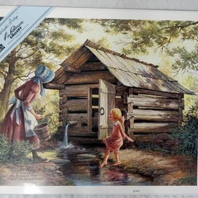 1175	SIGNED LEE ROBERSON LIMITED EDITION PRINT TITLED *ELIJAH'S FRIDGE*  FROM ECHOES OF CADES COVE SERIES- PLATE IX, NO 540/1000. IMAGE...