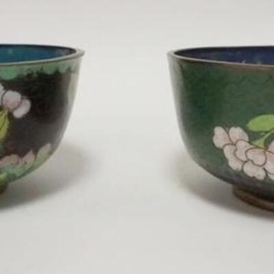 1031	TWO CLOISONNE BOWLS, 4 1/2 IN X 2 IN
