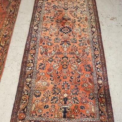 1053	ORIENTAL HALL RUG, 2 FT 9 IN X 6 FT 10 IN
