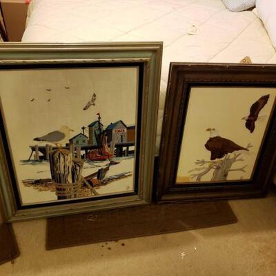 2750	

2 Pieces Of Framed Art
Ranging In Size From Approx: 26