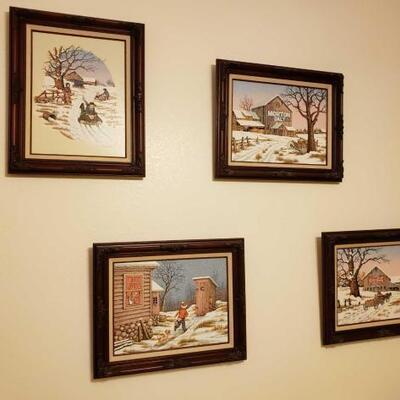 1216	

4 Framed Prints By C. Carson
Ranging In Size From Approx: 20