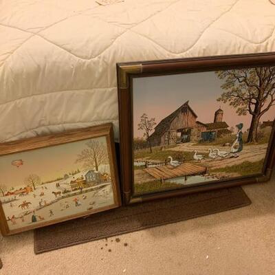 2754	

2 Framed Prints By C. Carson
Ranging In Size From Approx: 27.5â€ x 24â€ - 17â€ x 14â€