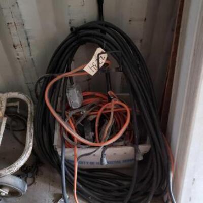 3234	

Extension Cords. Oxygen Tank Holder
7 Extension Cords. Jumper Cables. Oxygen Tank Holder