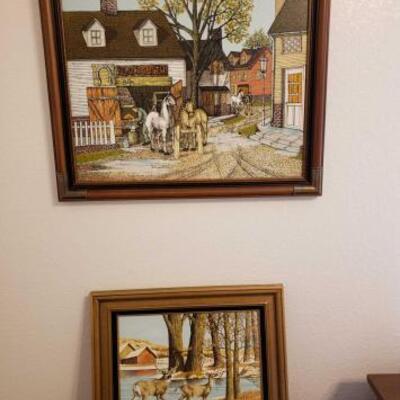 1406	

2 Framed Prints By H. Hargrove
Ranging In Size From Approx: