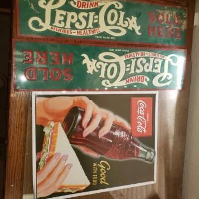 2126	

3 Tin Pepsi And Coke Signs
Ranging In Size From Approx: 12.5