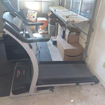This model 740CS Pro-Form treadmill features 10 speed settings and has a 10 selector option for incline as well. The displays are digital...