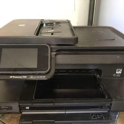 HP Photosmart 7510. Print, eFax, scan, copy, & web. ePrint. Wireless. SD card reader. Great condition, may need a new ink cartridge....