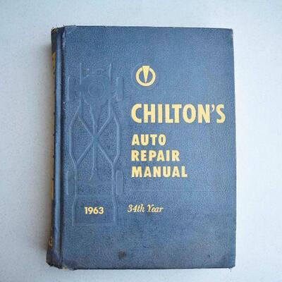 1963 Chilton's Auto Repair Manual