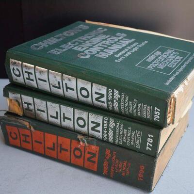 3 Chilton Manuals Professional Mechanic's Edition