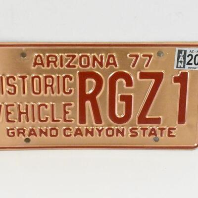 Arizona Historic Vehicle Plate