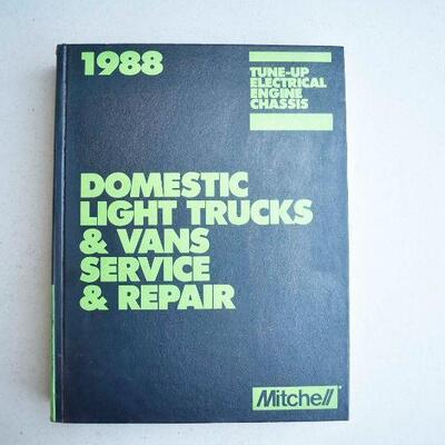 Mitchell 1988 Domestic Light Truck Service Manual