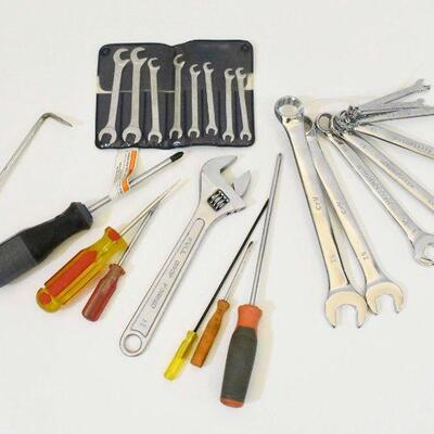 Various Tools Wrenches Screwdrivers Etc