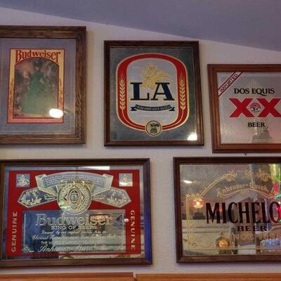 1060	

5 Bar Mirrors
Includes Budweiser, Dos Equis and Michelob