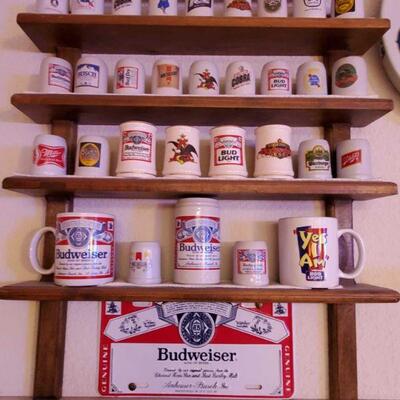 1800	

31 Cups With Beer Brands And Display Sheld
31 Cups With Beer Brands And Display Sheld