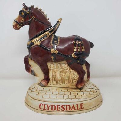 1011	

Budweiser Clydesdale Decanter
Approx 9.5