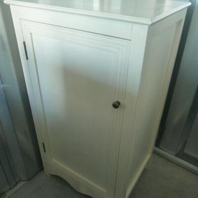 White Painted Cabinet: $20