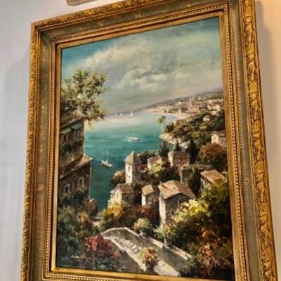 Ulam Cote Oil Painting 50â€ H, 40â€ W. $2,300