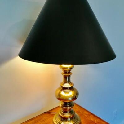 Brass  Lamp 30â€ H,  $120