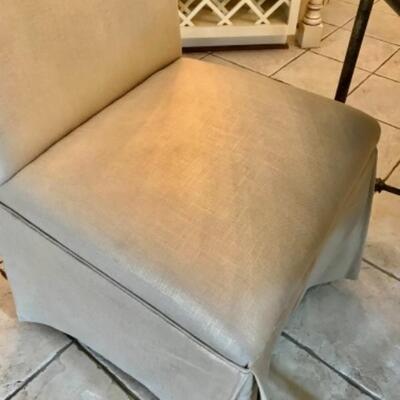 Design Center Silk Upholstered Chair 40 1/2