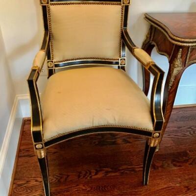 Louis XVI Trouvailles Inc French Empire Style Chair 34 3/4