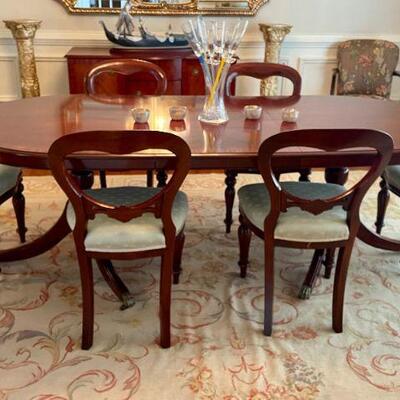 Unique Dining Table with 6 Chairs Imported from England - $2500 - Available for Pre-Sale