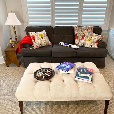 Baker sofa w/pillows shown here is SOLD