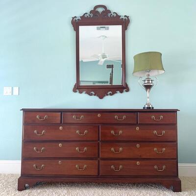 Hickory White dresser measures 68" x 20" x 34.5"
