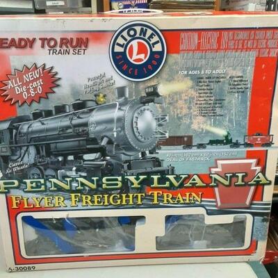 https://www.ebay.com/itm/124668277449	oR5000  USED LIONEL 6-30089  PENNSYLVANIA FLYER FREIGHT SET 0 SCALE IN BOX		Auction

