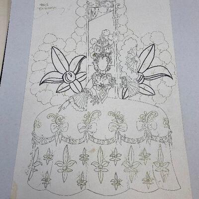 https://www.ebay.com/itm/114754879429	LRM4033 Marie Antoinette 1996 Mardi Gras Costume Design Sketch		Auction
