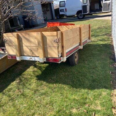 10' aluminum utility trailer