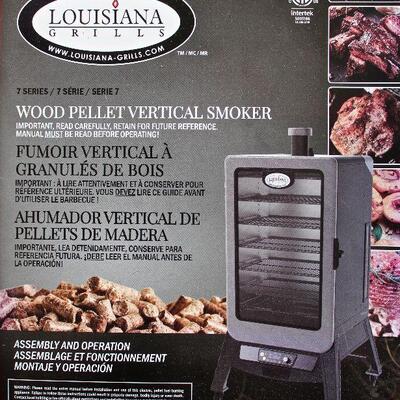 Louisiana Grille Smoker - burns pellet fuel.