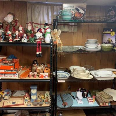 Holiday decorations and kitchenware