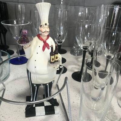 Vintage Stemware, Decorative Chef