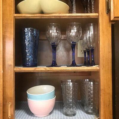 Vintage Stemware, Lu Ray Serving Pieces