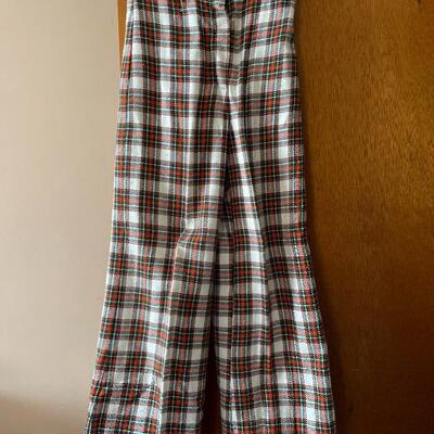 Classic plaid bell bottoms 