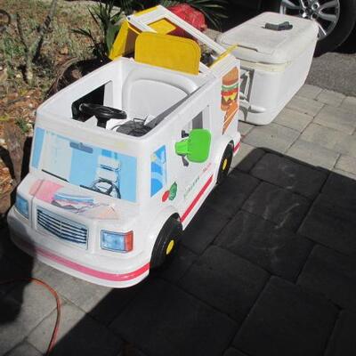 kids electric powered  hot dog cart