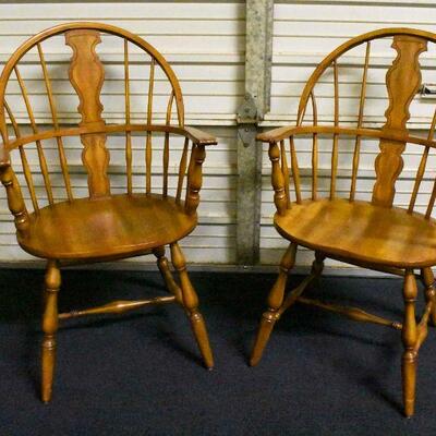 2 Barrows Arm Chairs - Wooden