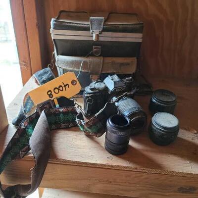 4008	

Ricoh XR7 Camera, Lenses, And Case
Ricoh XR7 Camera, Lenses, And Case