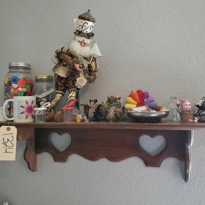 1324	

Shelf With Thread, Figurines, Buttons, And More
Shelf With Thread, Figurines, Buttons, And More
